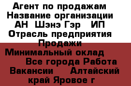 Агент по продажам › Название организации ­ АН "Шэнэ Гэр", ИП › Отрасль предприятия ­ Продажи › Минимальный оклад ­ 45 000 - Все города Работа » Вакансии   . Алтайский край,Яровое г.